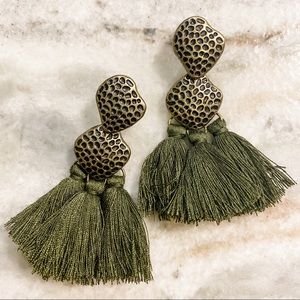 🆕 Paparazzi Green Fringe Earrings